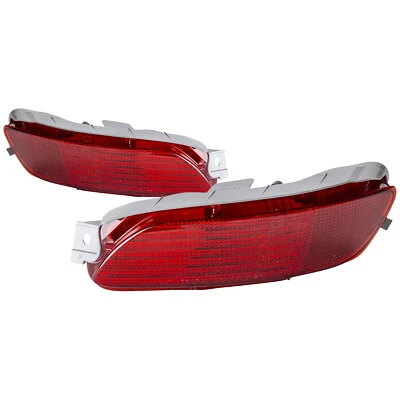 Driver Passenger Reflector Set Fits 04-09 Lexus RX330 RX350 RX400h CAPA - Image 1 of 4