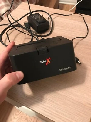 Thermaltake ST0014U BlacX  Dual SATA HDD Docking Station - Image 1 of 3