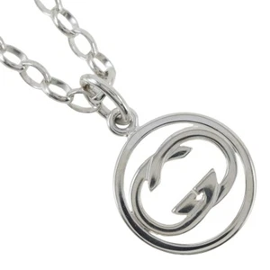 GUCCI Double G Doppia G Necklace Silver925 14.4g unisex - Picture 1 of 10