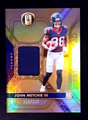 2022 Gold Standard John Metchie III Newly Minted Rookie Jersey RC #/399 Texans - Image 1 of 2
