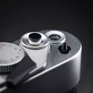 Mini botón disparador de 7 mm/8 mm latón blanco cobre para cámara Fujifilm Leica - Imagen 1 de 33