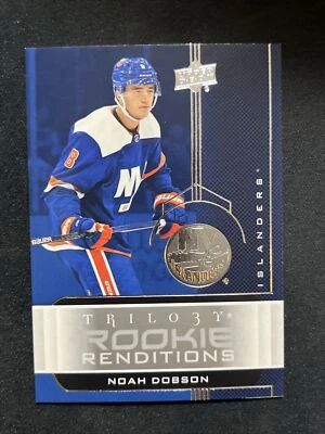19-20 UD Trilogy Hockey Rookie Renditions RR-38 Noah Dobson - Image 1 of 2