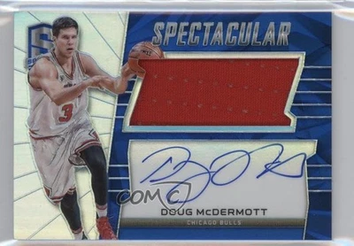 2015 Spectra Spectacular Swatch Signatures Silver Prizm /149 Doug McDermott Auto - Image 1 of 2