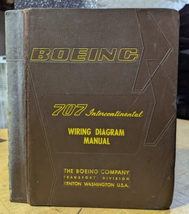 Vintage Boeing 707 Intercontinental Teilekatalog 1 Buch nur Set - Bild 1 von 16
