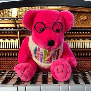 Face 2 Face Tour 2001 Billy Joel / Elton John Pink Bear Plush w/ Concert Shirt - Picture 1 of 11