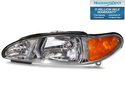 Faro izquierdo lado del conductor compatible con Ford Escort/Mercury Tracer 1997-2002 Foto 1 de 4
