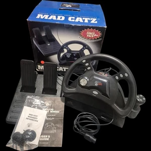 Volante y pedales Mad Catz analógicos True Digital Racing para Nintendo 64 N64 - Imagen 1 de 12