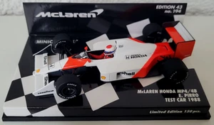 MINICHAMPS 1:43 E. PIRRO McLAREN HONDA MP4/4B COCHE DE PRUEBA 1988 EDICIÓN LIMITADA 150 piezas - Imagen 1 de 3