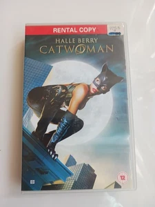 Catwoman Halle Berry Vhs Rare Late Release Rental Copy Big Box Blue Tape Tested - Picture 1 of 7