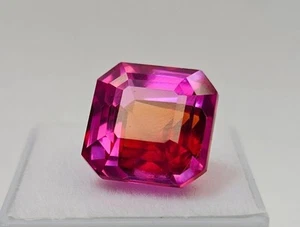 Piedra preciosa natural certificada EGL talla Asscher zafiro pitambari VVS - Imagen 1 de 7