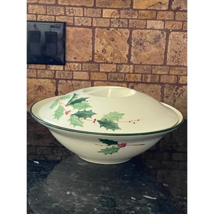 Riesige Feiertag Servierschüssel mit Deckel - Bild 1 von 8