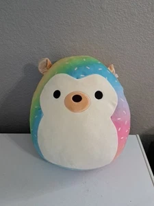 SQUISHMALLOWS Bowie hérisson pastel arc-en-ciel 14" - Photo 1/6