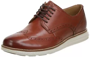 Cole Haan Herren Original Grand Shortwing Oxford Schuh, Woodbury Leder/Elfenbein, 10 - Bild 1 von 7