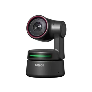 OBSBOT Tiny PTZ 4K AI Powered Framing & Autofocus Webcam with Dual Microphones - Picture 1 of 8