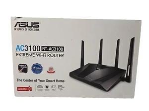 ASUS AC3100 RT-AC3100 Extreme Wi-Fi Wireless 4-Port Dual-Band Gigabit Router - Picture 1 of 9