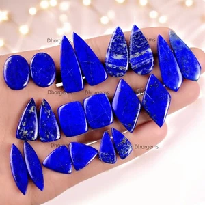 250g Genuine Lapis Lazuli Matching Cab Pair Lot Jewelry Designers Loose Gemstone - Picture 1 of 20