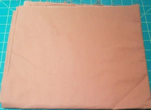 1+ Yds Quilting Sewing Fabric Solid Plain Brown GOLD Toned Fabric - Picture 1 of 2