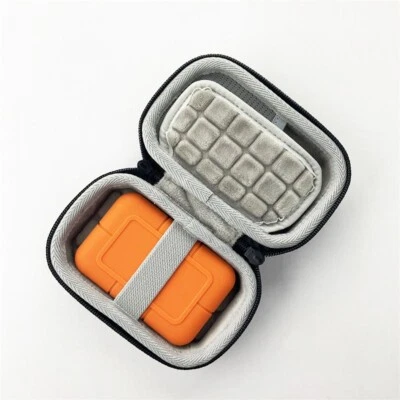 Shockproof Portable Storage Case Carry Box For LaCie Rugged SSD 1TB 2TB 4TB - Image 1 of 4
