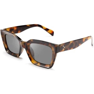 FEISEDY Classic Women Sunglasses Fashion Thick Square Chunky Frame UV400 B2471 - Picture 1 of 12