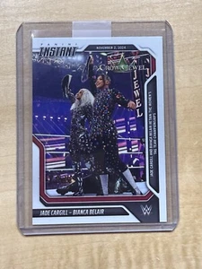 WWE Panini Instant 91 JADE CARGILL - BIANCA BELAIR BEHÄLT TAG TEAM CHAMPIONSHIP - Bild 1 von 2