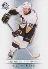 2012-13 SP Authentic #6 JAMES NEAL - Pittsburgh Penguins