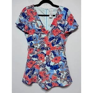 Sadie and Sage Tropical Floral Strampler Größe Small Clean Girl Mermaidcore Coastal - Bild 1 von 6