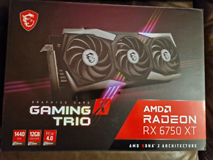 MSI Radeon RX 6750 XT Gaming X Trio 12GB Graphics Card