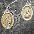 Italian St. Francis / St. Anthony Religious  Medal ? ?  Vintage