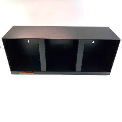 Laserline 36 CD Jewel Case Storage Rack Wall Mount Compact Disc Organizer Holder - Image 1 of 4