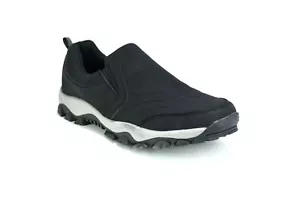 MEN'S TRAINERS GYM WALKING SPORTS SHOES SKETCH WEIGHT SLIP ON-suede leather - Picture 1 of 6