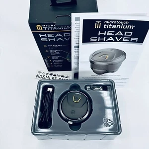 MicroTouch Afeitadora de Cabezal de Titanio para Hombre, 5 Cabezales Flexibles, Negra - Imagen 1 de 13