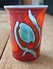 Poole Pottery Volcano Bud Vase 9.5cm Excellent Condition Signed