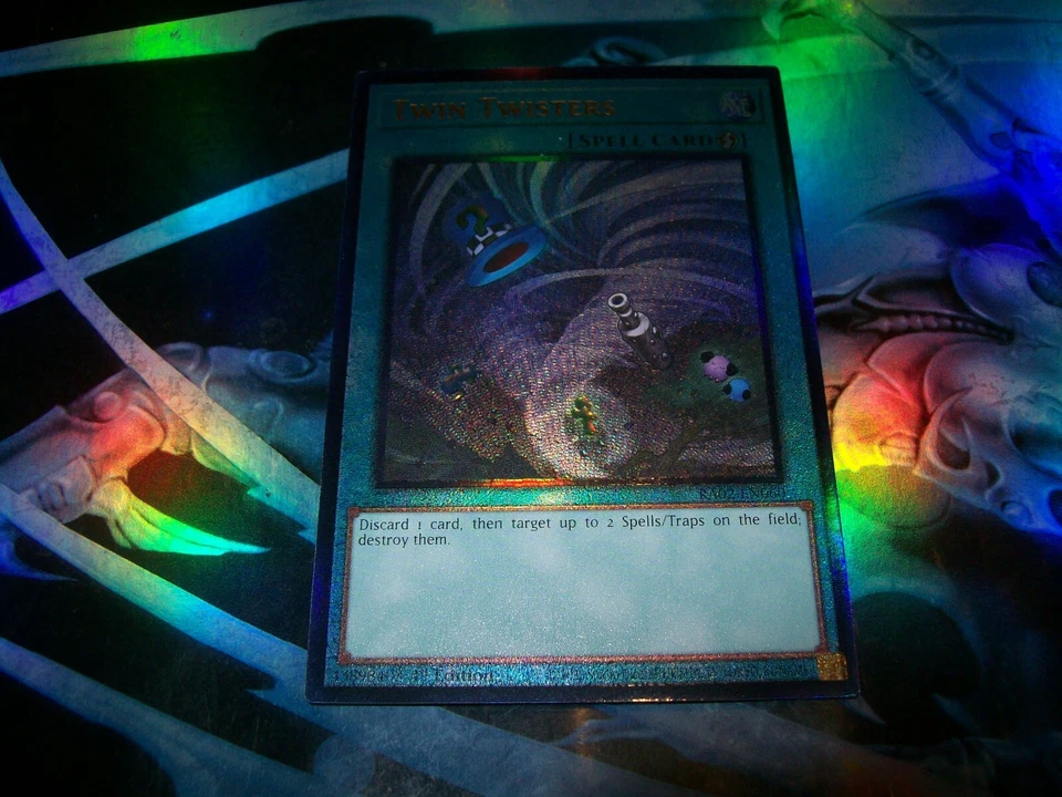 Twin Twisters 1st Edition Prismatic Ultimate Rare RA02-EN060 Yu-Gi-Oh! - Image 1 of 1