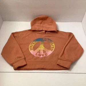 Old Navy Kids Hoodie Size 6-7 “Peace, Unity,Equality Love” Free Fast Shipping!!! - Picture 1 of 6