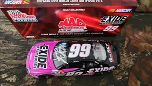 RACING CHAMPIONS 1/24 AUTOGRAPHED JEFF BURTON #99 EXIDE SIGNED DIECAST NASCAR DT - Picture 1 of 20