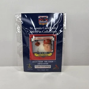 St Louis Cardinals 2005 Pin Collection Tony LaRussa Busch Stadium Final Season - Picture 1 of 2
