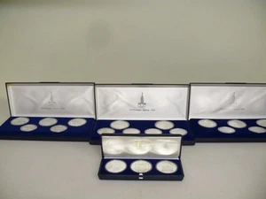 SAMMLUNG Sammlung  XXII OLYMPIAD MOSCOW 1980 UND 1 INTERCOIN 19 x Münzen - Bild 1 von 5