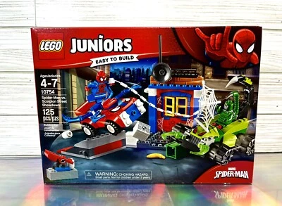 2018 LEGO Juniors: Spider-Man vs. Scorpion Street Showdown (#10754) - Image 1 of 4