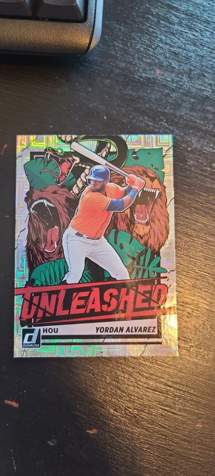 2021 Donruss Yordan Alvarez Unleashed Vector Refractor #UNL1 Astros  - Image 1 of 1
