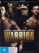 WARRIOR (Tom HARDY Joel EDGERTON Nick NOLTE) MMA Mixed Martial Arts DVD Region 4