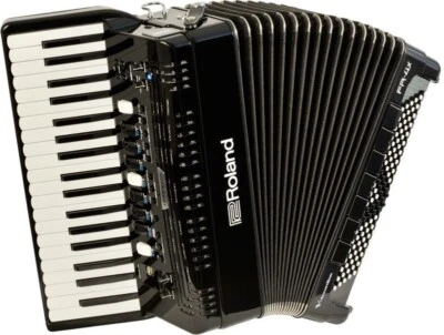 Roland V-Accordion FR-4x BK Piano Keyboard Type Black 120 Base Keys 128 Tones - Image 1 of 2