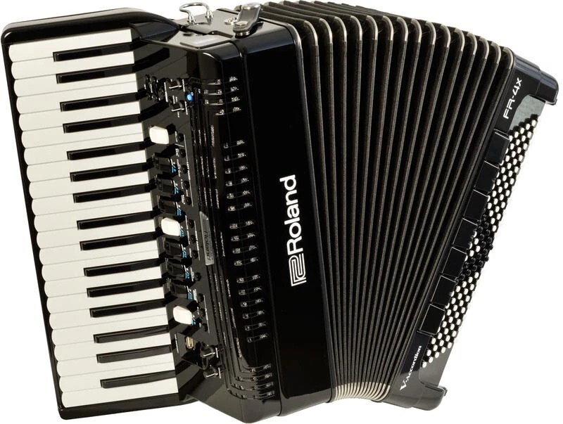 Roland V-Accordion FR-4x BK Piano Keyboard Type Black 120 Base Keys 128 Tones - Image 1 of 2