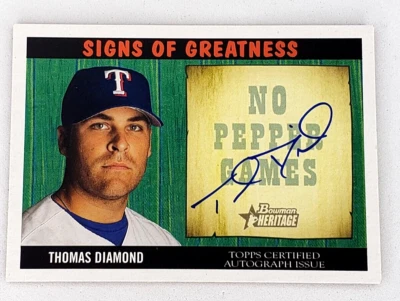 2005 Bowman Heritage Signs Of Greatness Autos - Complete Your Set NM-MT - Image 1 of 4