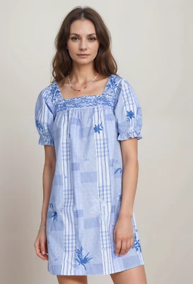 Vestido Johnny Was Workshop Marbella Cuello Cuadrado Parque W31822 Boho Chic Foto 1 de 3