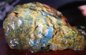 Hugh Natural Dominican Clear Sky Blue Amber Rough Specimen 101mm 97g - Picture 1 of 10