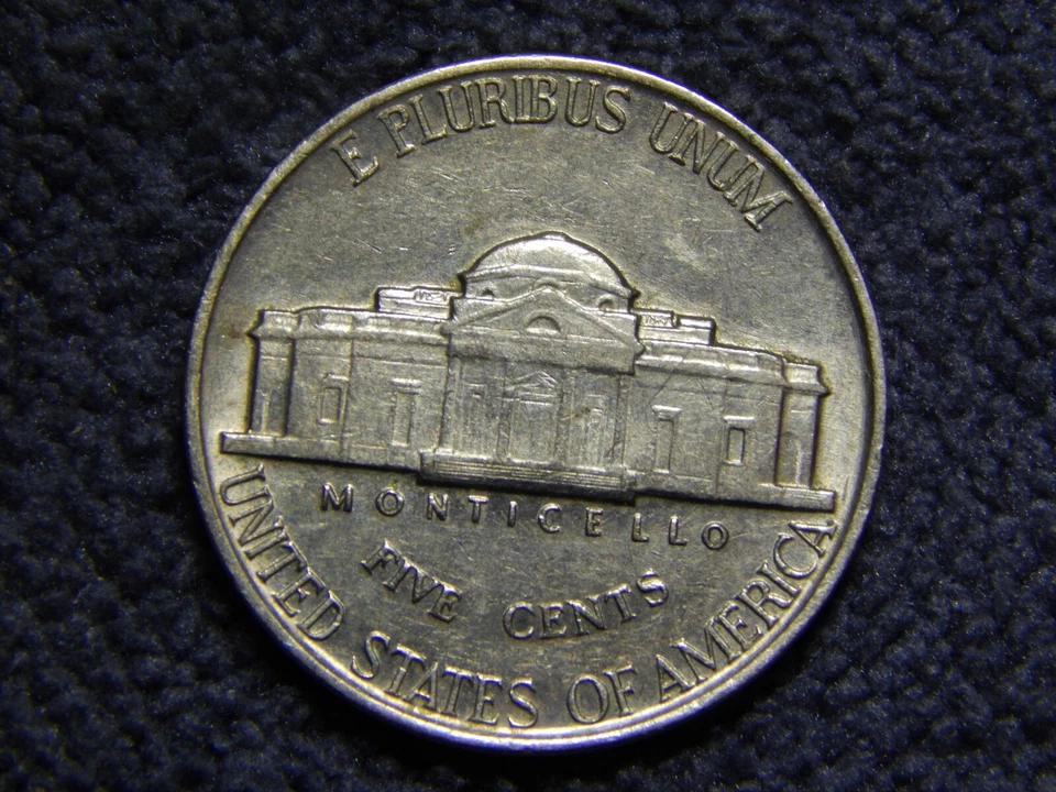 1940 Jefferson Nickel RARE Coin Multiple Mint Errors M over E, DDO letters - Image 1 of 4