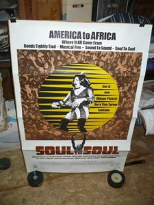 SOUL TO SOUL, original 1-sh / póster de la película [Tina Turner, Aretha Franklin] - 1974 - Imagen 1 de 2