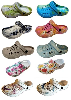 SLOBBY UND SCANDI Damen Clogs Hausschuhe Gartenschuhe Pantoletten Praxis Schuhe Strand Gr. 36-42
