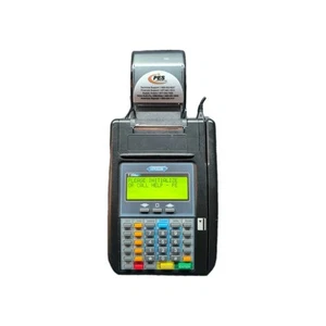 Hypercom T7Plus POS Credit Card Terminal & POWER SUPPLY Cords Included  - Picture 1 of 5