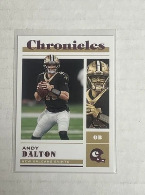 Andy Dalton Base 2022 Chronicles Football Card #27 New Orleans Saints - Image 1 of 2